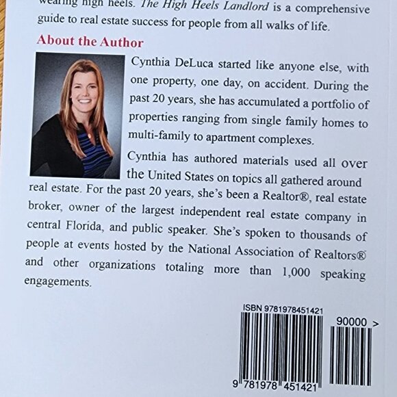 NWOT The High Heels Landlord Paperback By Cynthia Deluca - Picture 7 of 11